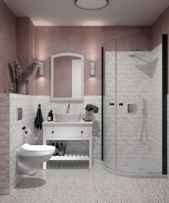 Унитаз подвесной Керамин Санти R Slim (с жестким сиденьем и микролифтом)