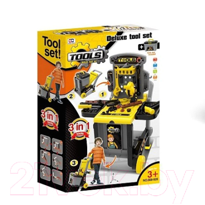 Верстак-стол игрушечный Pituso Универсальный мастер в ящике / HWA1294500