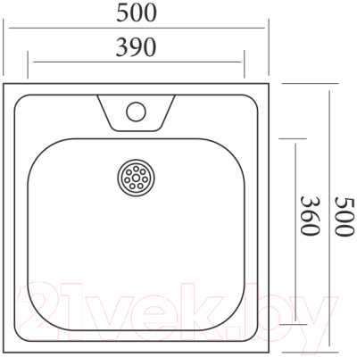 Мойка кухонная Mixline 310304