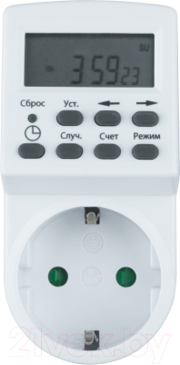 Розетка с таймером Navigator NTR-E-S01-WH / 61555