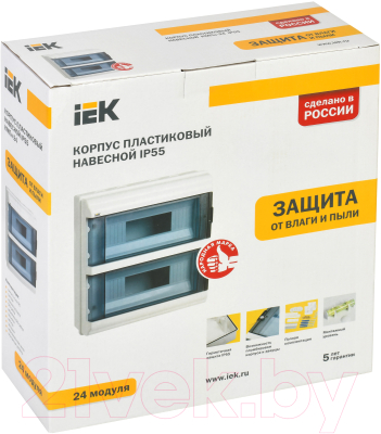 Бокс пластиковый IEK MKP72-N3-24-55