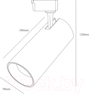 Люстра ЭРА TR5-30 COB BK / Б0049055 (черный)