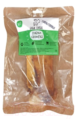 Лакомство для собак Бобик Снобик Нога говяжья: голень / 010702 - фото