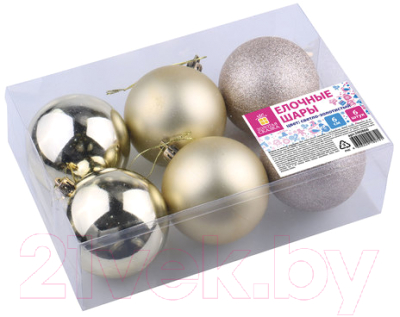 Набор шаров новогодних Золотая сказка 590866