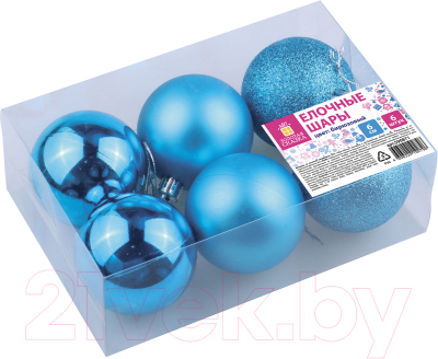 Набор шаров новогодних Золотая сказка 590871