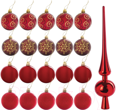 Набор ёлочных игрушек Золотая сказка 591107 - фото