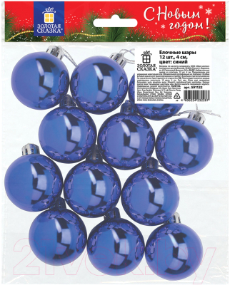 Набор шаров новогодних Золотая сказка 591122