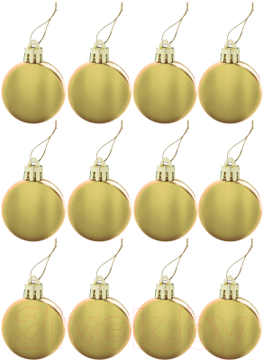 Набор шаров новогодних Золотая сказка 591124 - фото