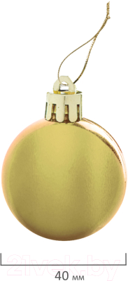 Набор шаров новогодних Золотая сказка 591124