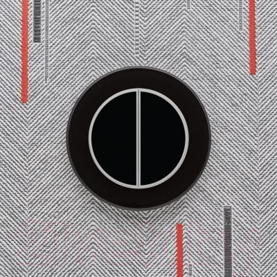 Выключатель DeLUMO Ronda 9005 двухканальный клавишный