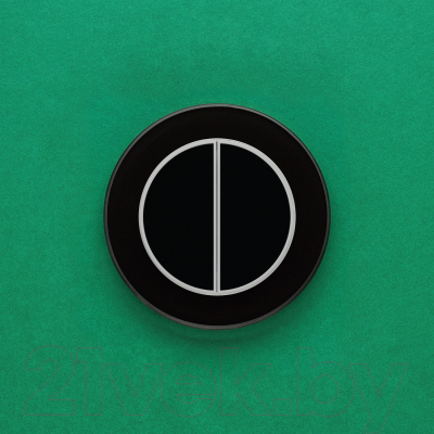 Выключатель DeLUMO Ronda 9005 двухканальный клавишный