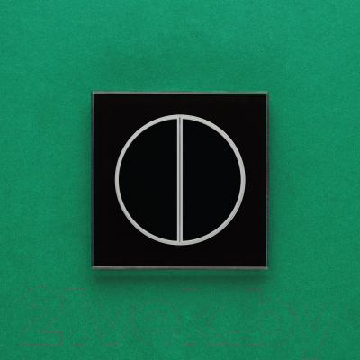 Выключатель DeLUMO Takto 9005 двухканальный клавишный