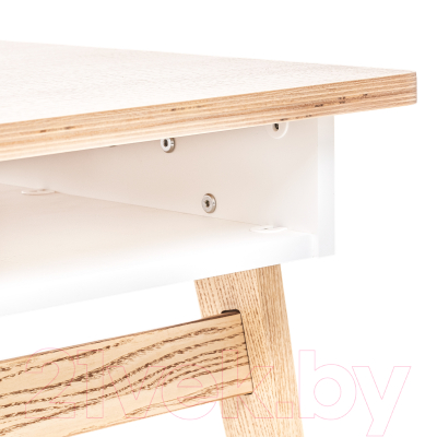 Журнальный столик Импэкс Leset Сканди (дуб/молочный дуб/белый)