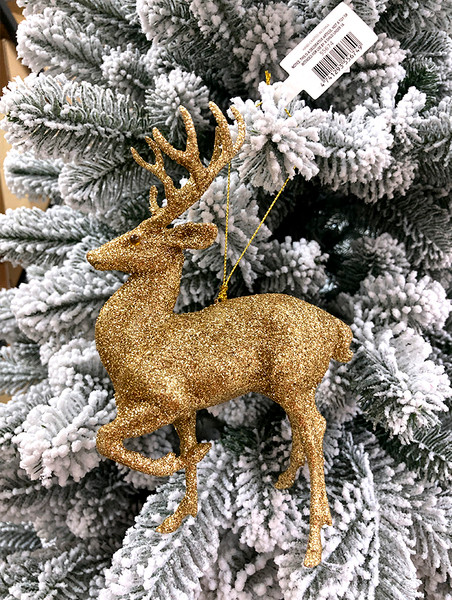 Елочная игрушка Shishi Искрящийся олень / 55674