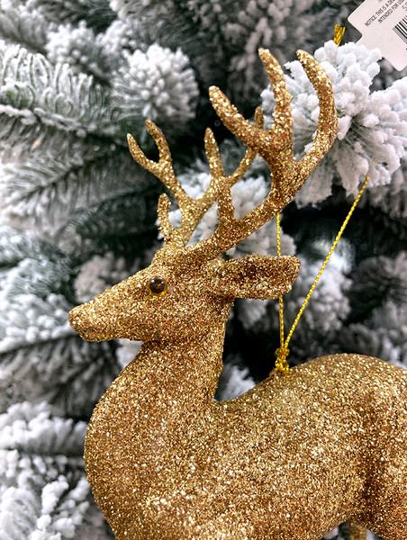 Елочная игрушка Shishi Искрящийся олень / 55674