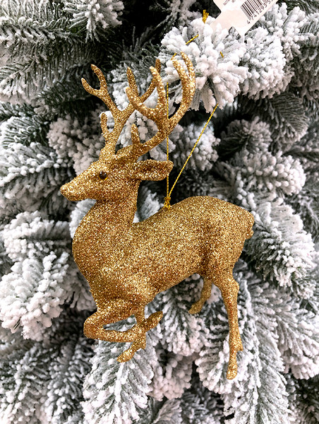 Елочная игрушка Shishi Искрящийся олень / 55674