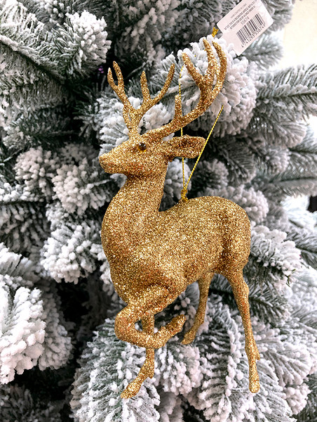 Елочная игрушка Shishi Искрящийся олень / 55674