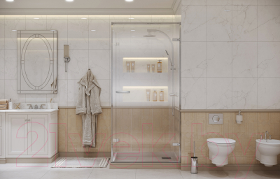 Душевой уголок Ambassador Abner 100x100x200 / 10011102R