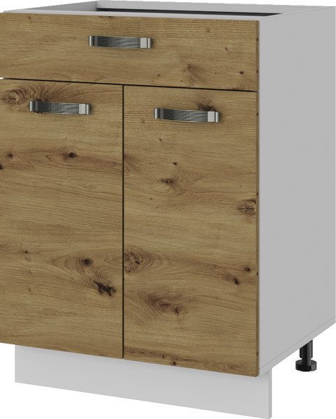 Шкаф-стол кухонный Anrex Alesia 2D1S/60-F1 - фото