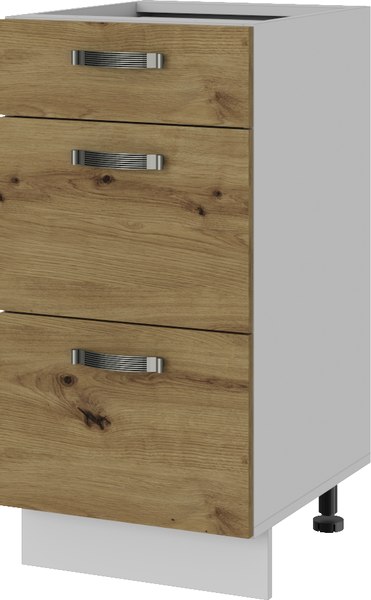 Шкаф-стол кухонный Anrex Alesia 3S/40-F1 - фото