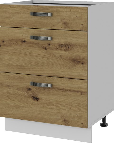 Шкаф-стол кухонный Anrex Alesia 3S/60-F1 - фото