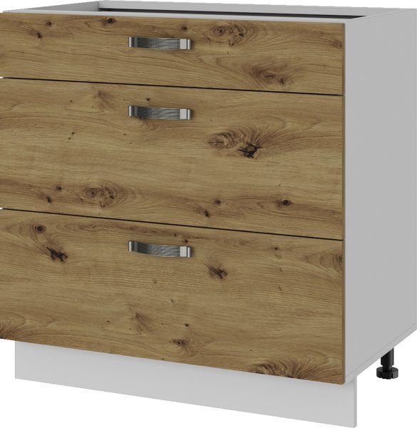 Шкаф-стол кухонный Anrex Alesia 3S/80-F1 - фото