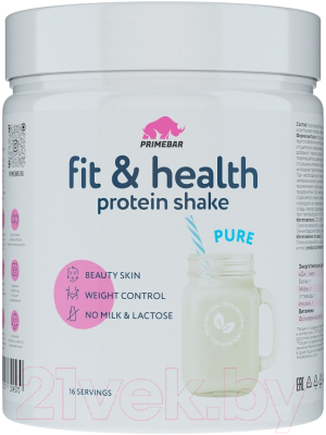 Протеин Prime Kraft Fit & Health Vegan Protein Shake нейтральный - фото