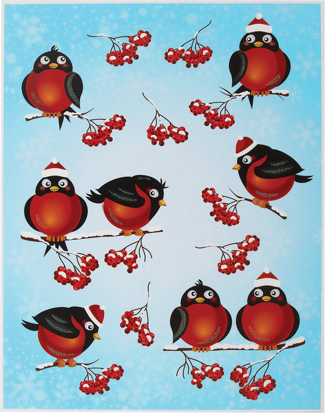 Набор наклеек на окно Золотая сказка 591185