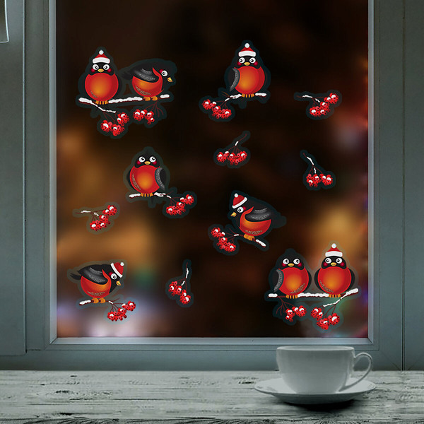 Набор наклеек на окно Золотая сказка 591185