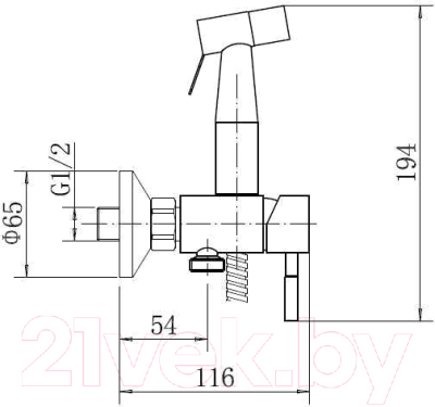Гигиенический душ Fashun A57504