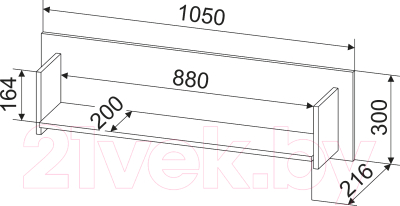 Полка Интерлиния Loft LT-П1