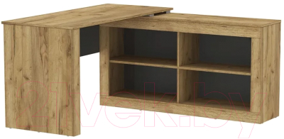 Письменный стол Интерлиния Loft LT-СП (дуб золотой/антрацит) - фото