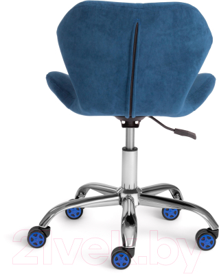 Кресло офисное Tetchair Selfi флок (синий)