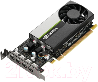 Видеокарта PNY Nvidia Quadro T1000 4Gb GDDR6 (VCNT1000-SB) - фото