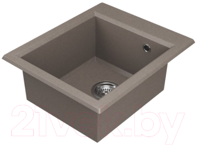 Мойка кухонная Акватон Линеа 43 серый шелк