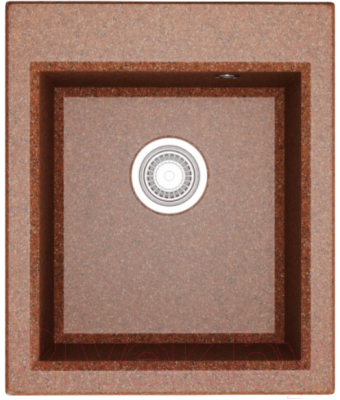 Мойка кухонная Акватон Линеа 43 терракотовый - фото