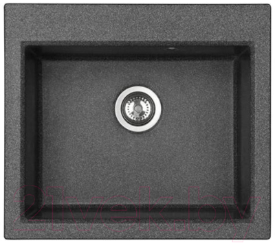 Мойка кухонная Акватон Линеа 58 графит - фото