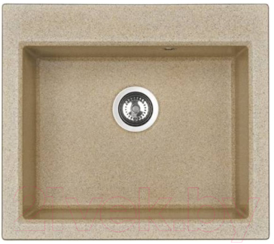 Мойка кухонная Акватон Линеа 58 песочный - фото