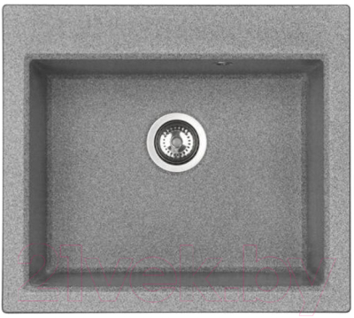 Мойка кухонная Акватон Линеа 58 серый - фото