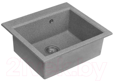 Мойка кухонная Акватон Линеа 58 серый