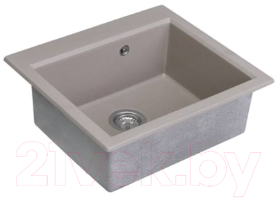 Мойка кухонная Акватон Линеа 58 серый шелк