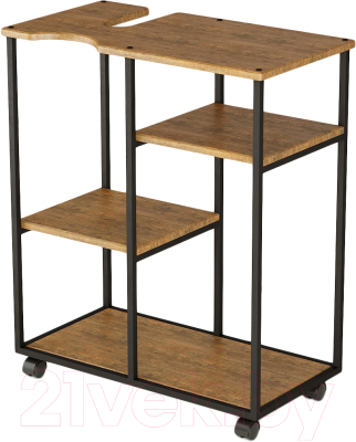 Журнальный столик Калифорния мебель Уотер Loft с подставкой для воды (дуб американский) - фото