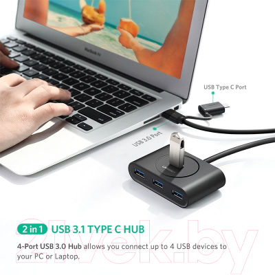 USB-хаб Ugreen CR113 / 40850