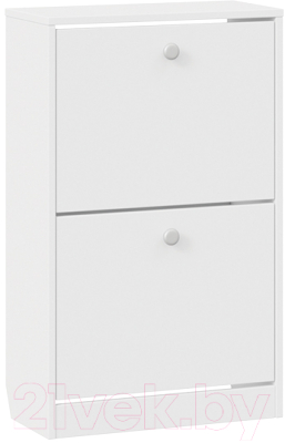 Тумба для обуви ТриЯ Тетра тип 2 исп. 2 (белый) - фото