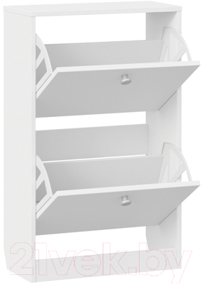 Тумба для обуви ТриЯ Тетра тип 2 исп. 2 (белый)