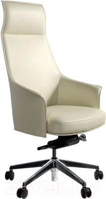 Кресло офисное Norden Бордо / A1918 (кожа слоновая кость) - фото