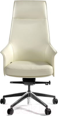 Кресло офисное Norden Бордо / A1918 (кожа слоновая кость)