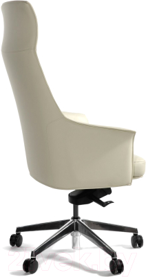 Кресло офисное Norden Бордо / A1918 (кожа слоновая кость)