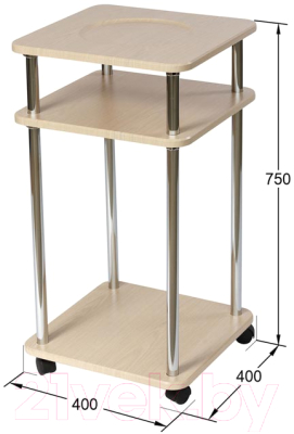 Подставка для бутыли Калифорния мебель Квадратная