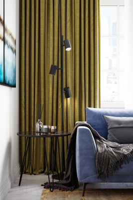 Журнальный столик Калифорния мебель РИД Glass 530 (сахара нуар/черный матовый)